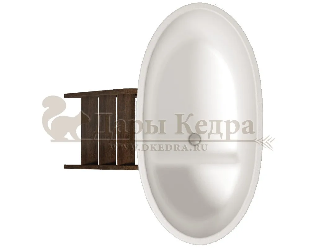 Овальная композитная купель «НОТА 68»