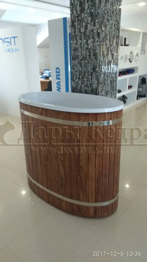 Овальная композитная купель «НОТА 68»